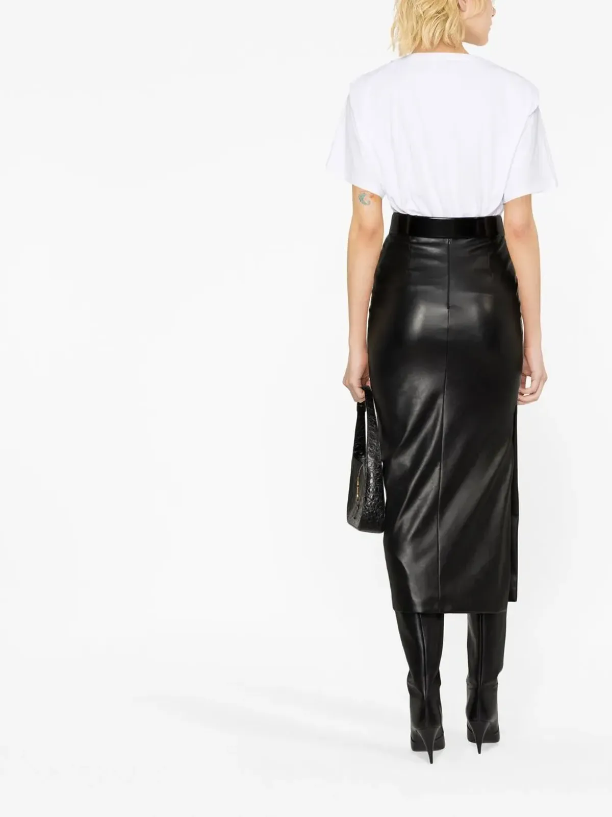 ISABEL MARANT ゼリトス プリーツディテール Tシャツ - 画像4