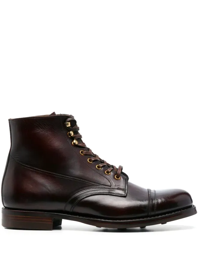 Ralph Lauren RRL Ralph Lauren RRL レザー レースアップ ブーツの商品画像