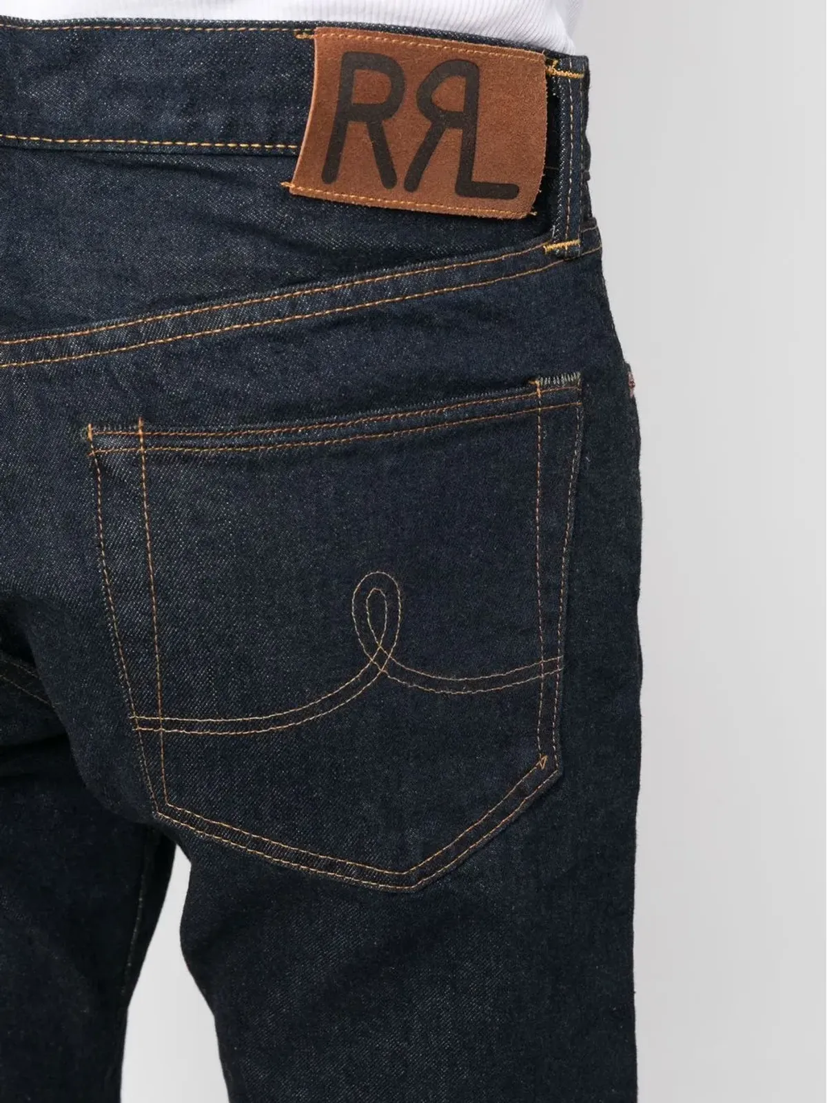 Ralph Lauren RRL 後ろロゴパッチ付きジーンズ - 画像5