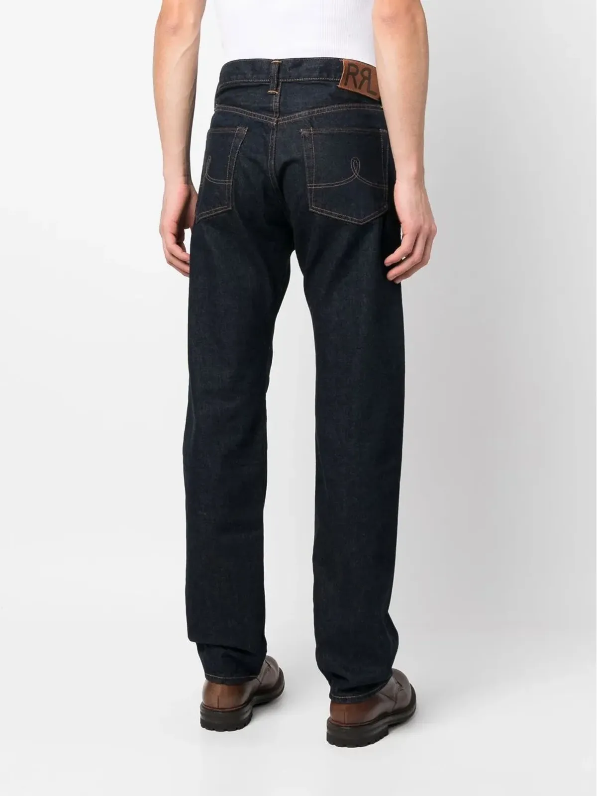 Ralph Lauren RRL 後ろロゴパッチ付きジーンズ - 画像4