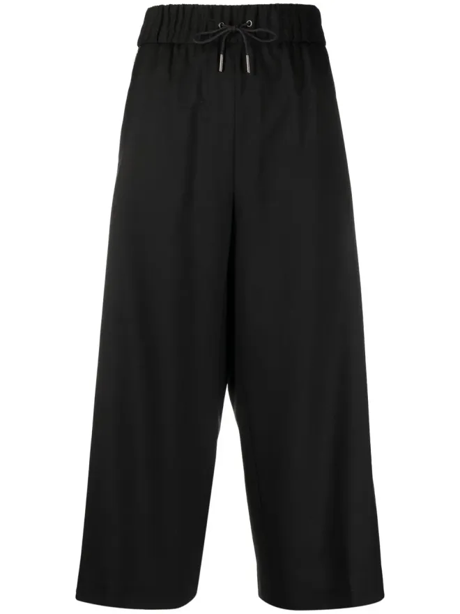 Fabiana Filippi Fabiana Filippi クロップドフレアパンツ - ブラックの商品画像