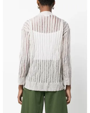 Fabiana Filippi オープンニットVネックジャンパー - サムネイル4