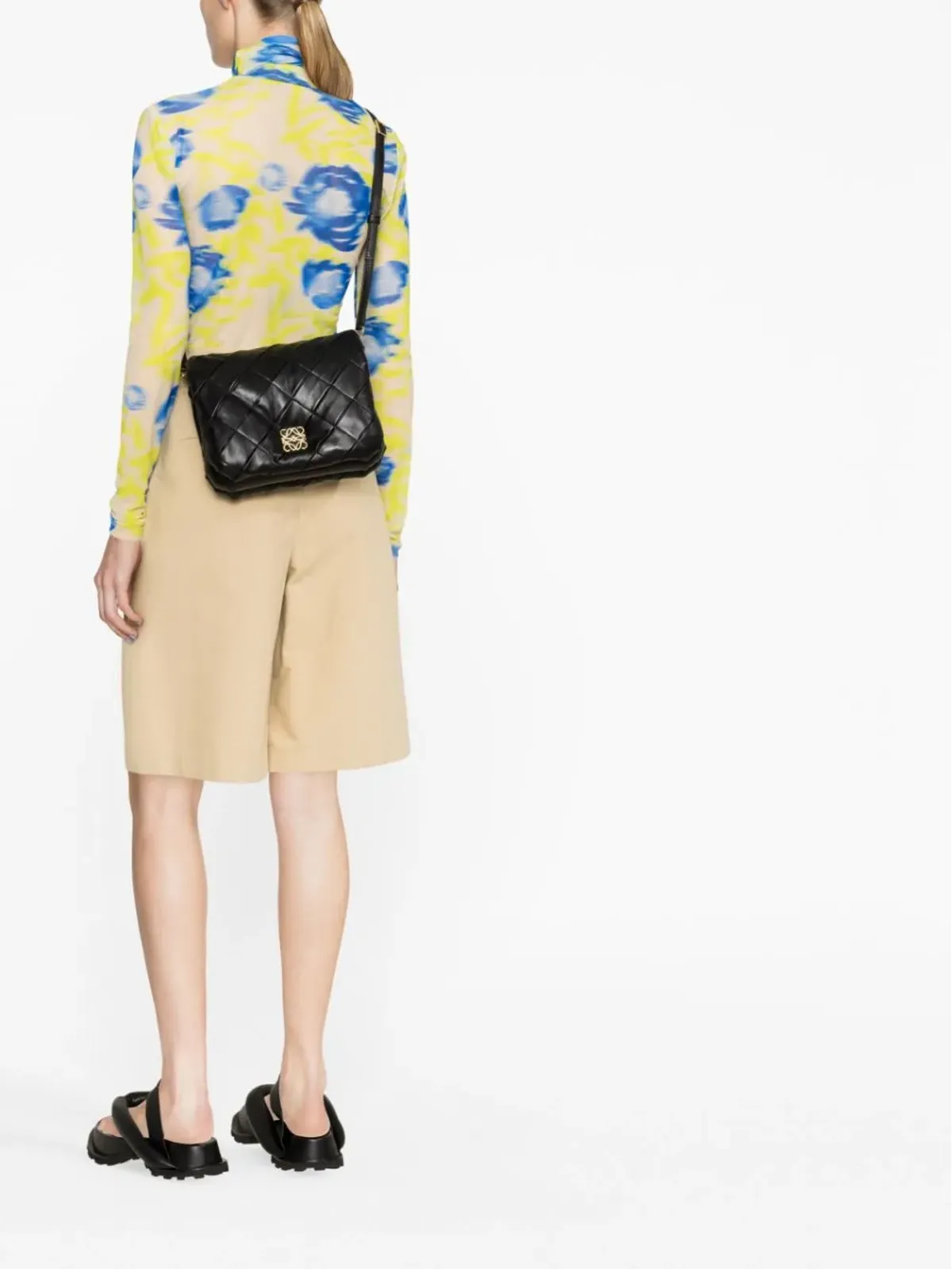 LOEWE Goya パファー・クロスボディバッグ - 画像2