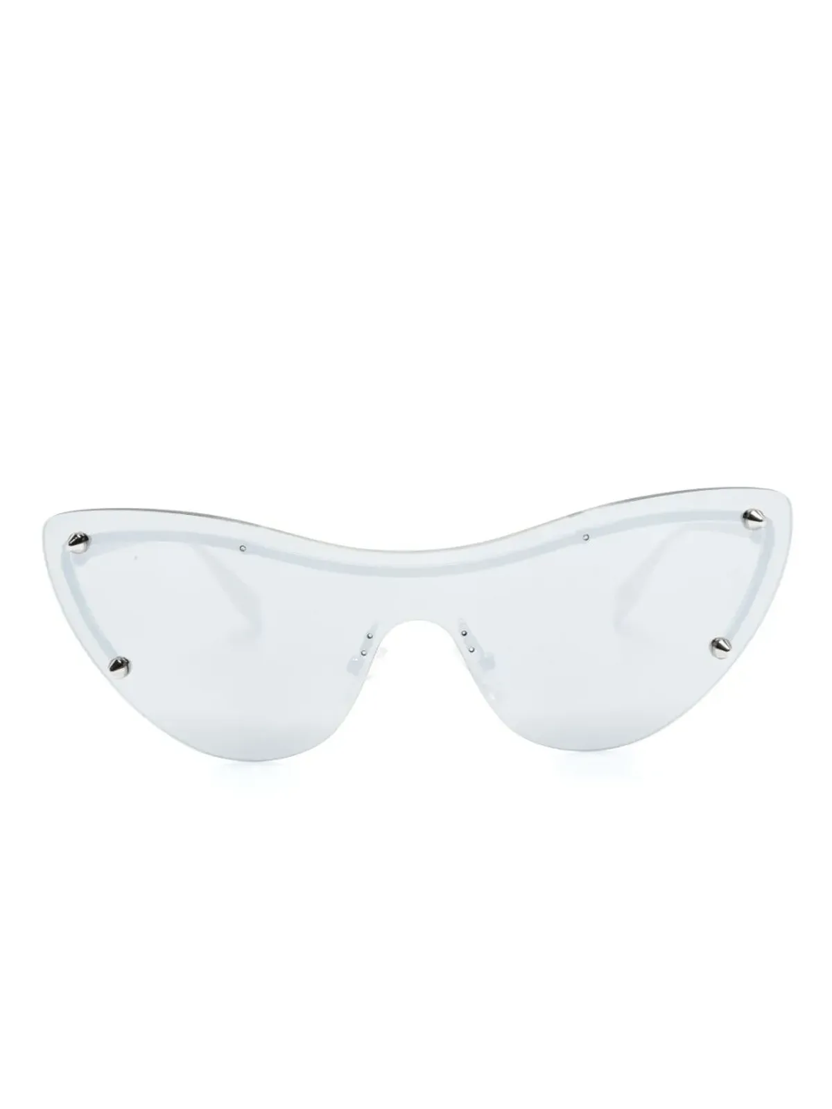 Alexander McQueen Eyewear フレームレス・ティンテッドサングラス - シルバー - 画像1