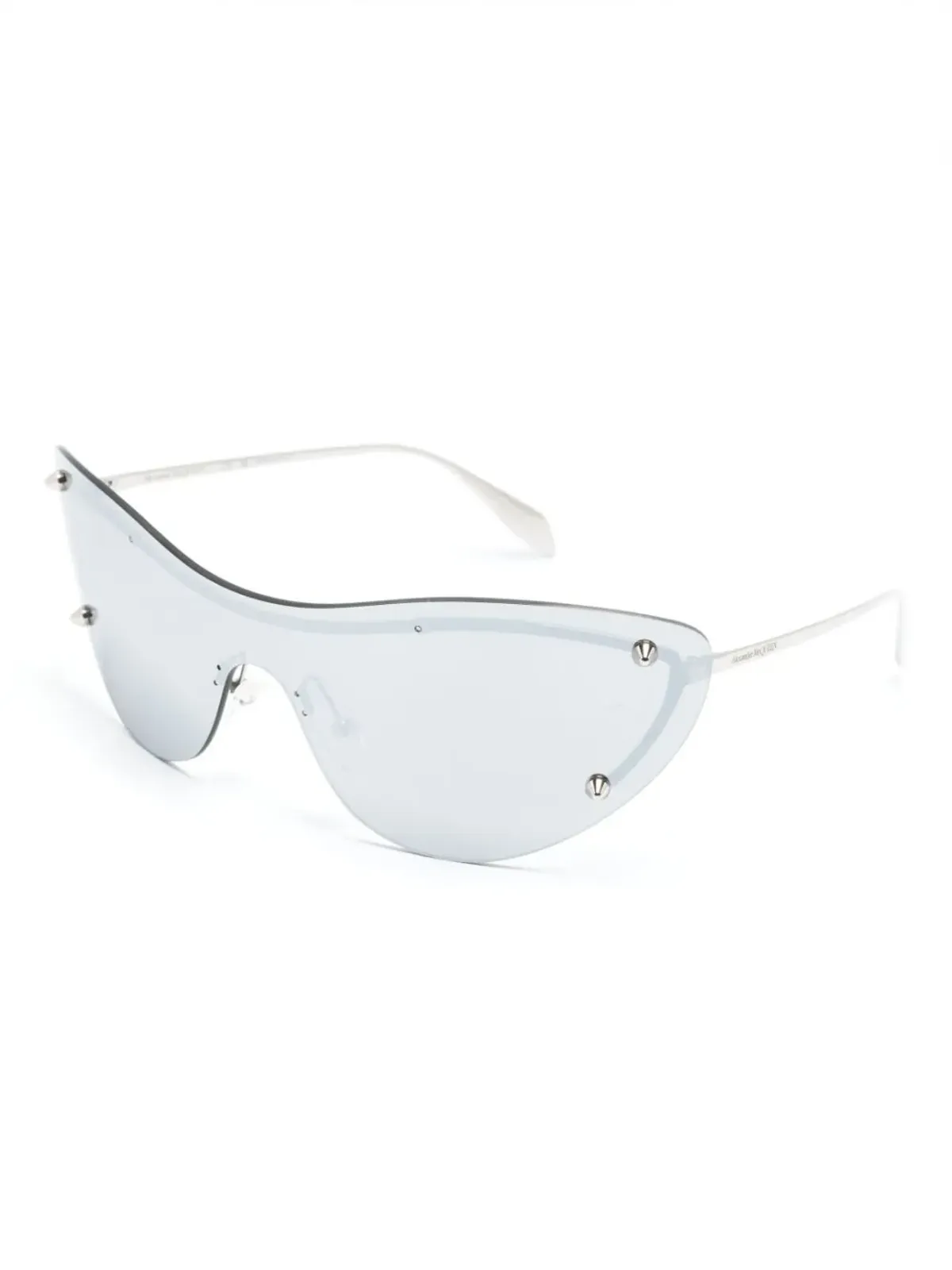Alexander McQueen Eyewear フレームレス・ティンテッドサングラス - シルバー - 画像2