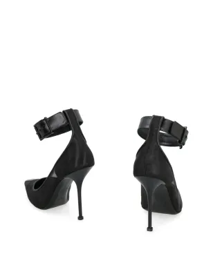 Alexander McQueen 85mm メッシュパンプス - ブラック - サムネイル3