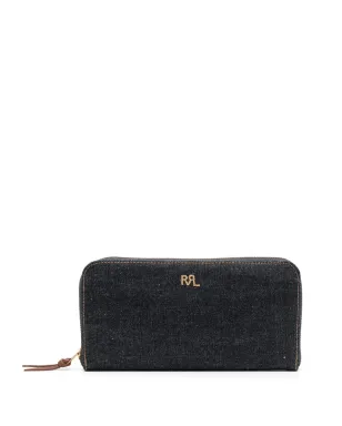 Ralph Lauren RRL ロゴプレート付きデニムウォレット - サムネイル1