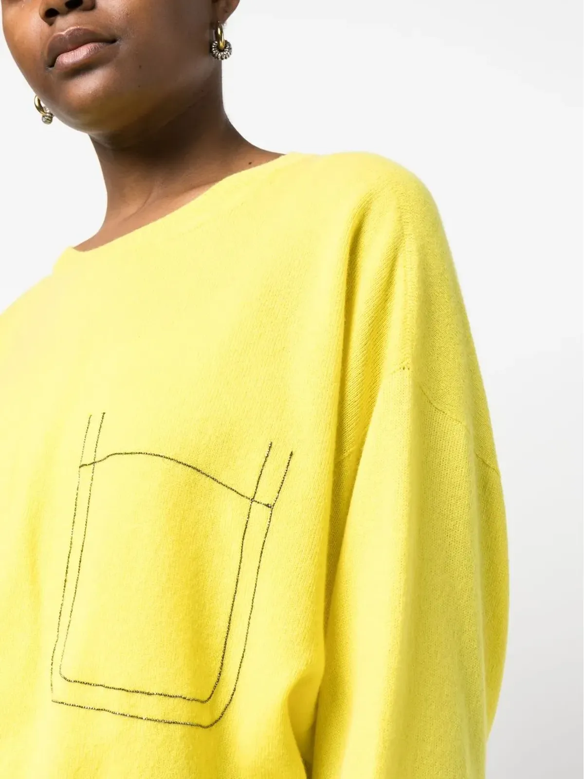 Fabiana Filippi bead-embellished cashmere jumper - 画像5