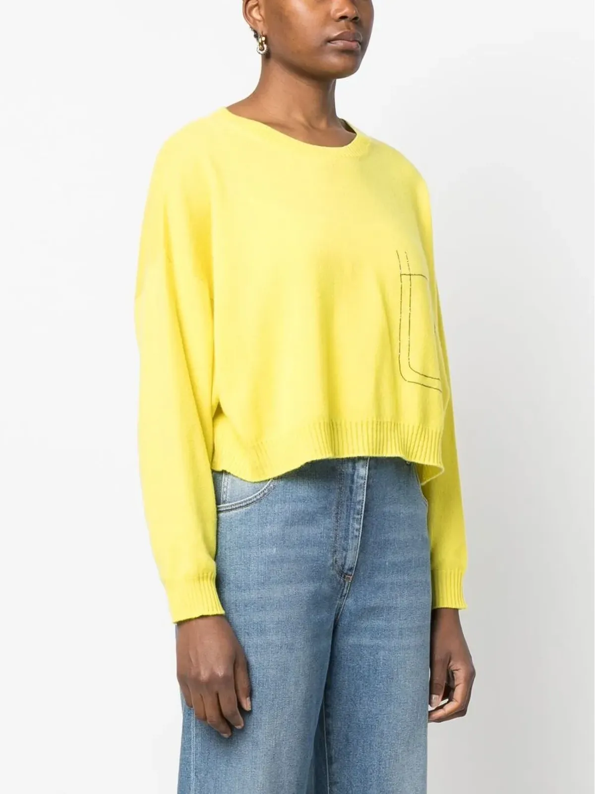 Fabiana Filippi bead-embellished cashmere jumper - 画像3