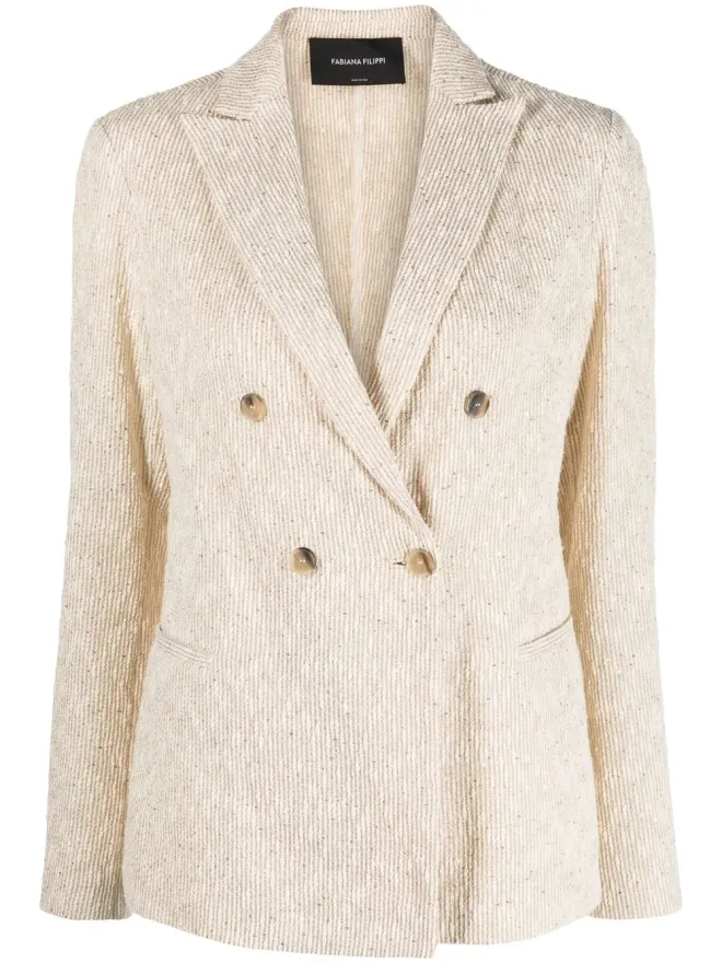 Fabiana Filippi Fabiana Filippi ダブルブレストブレザーの商品画像
