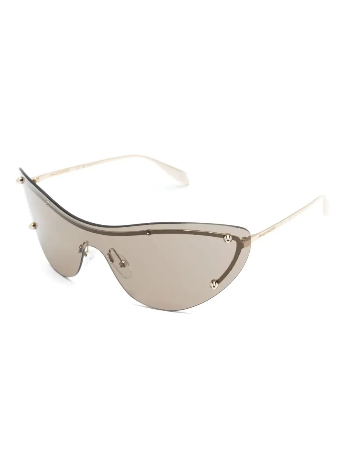 Alexander McQueen Eyewear frameless-design sunglasses - Silver - 画像2