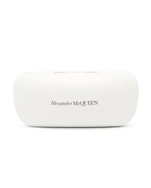 Alexander McQueen Eyewear frameless-design sunglasses - Silver - サムネイル4