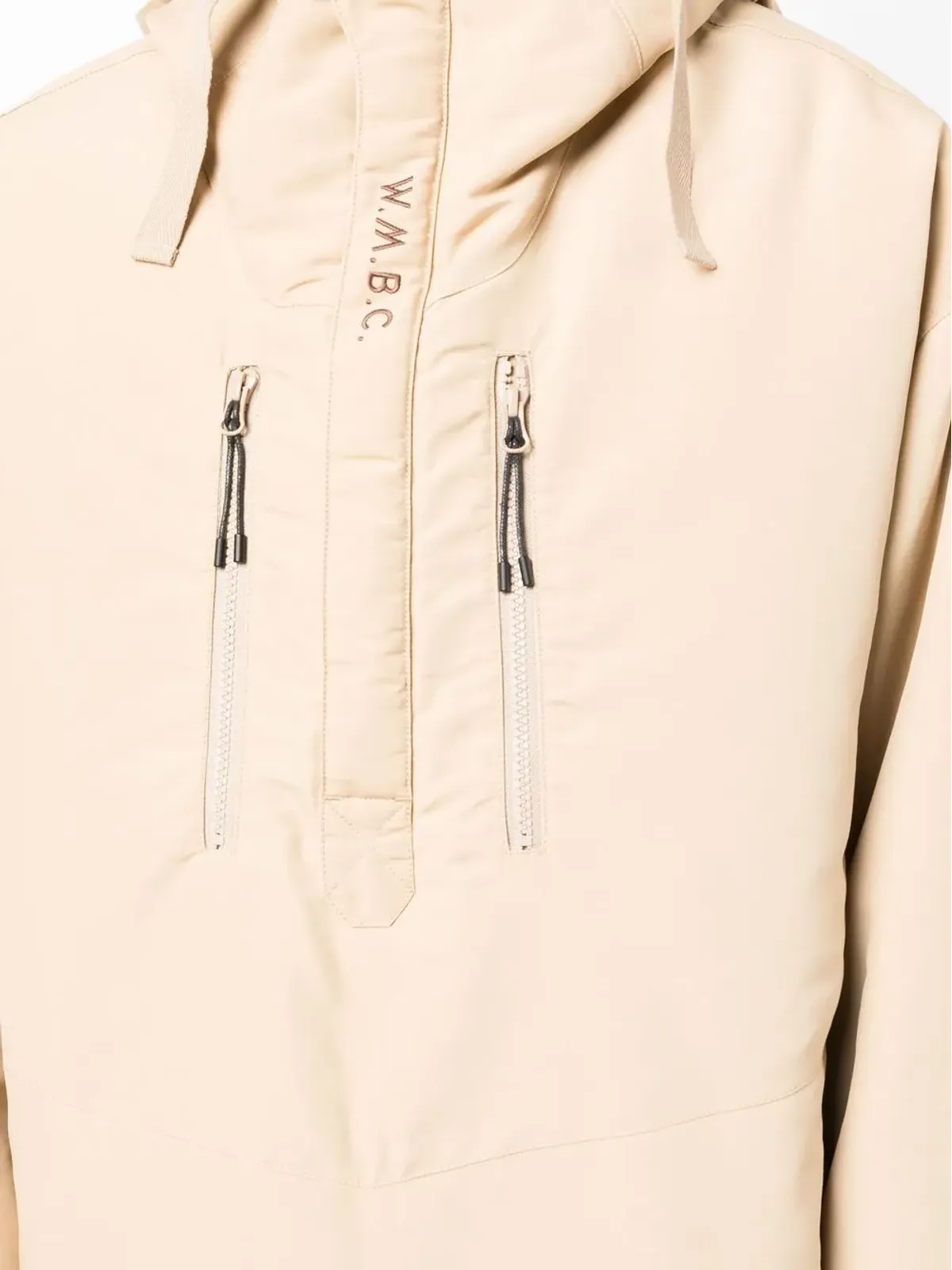 White Mountaineering ハーフジップアップ パデッドコート - 画像5