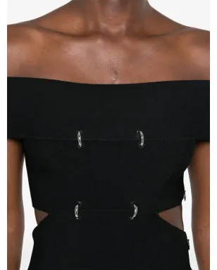 Alexander McQueen カットアウト・オフショルダートップ - サムネイル5