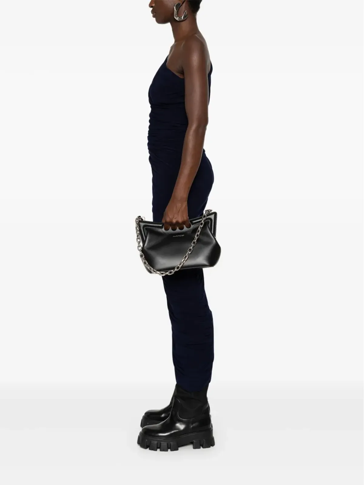 Alexander McQueen ピーク曲線ミニバッグ - 画像2