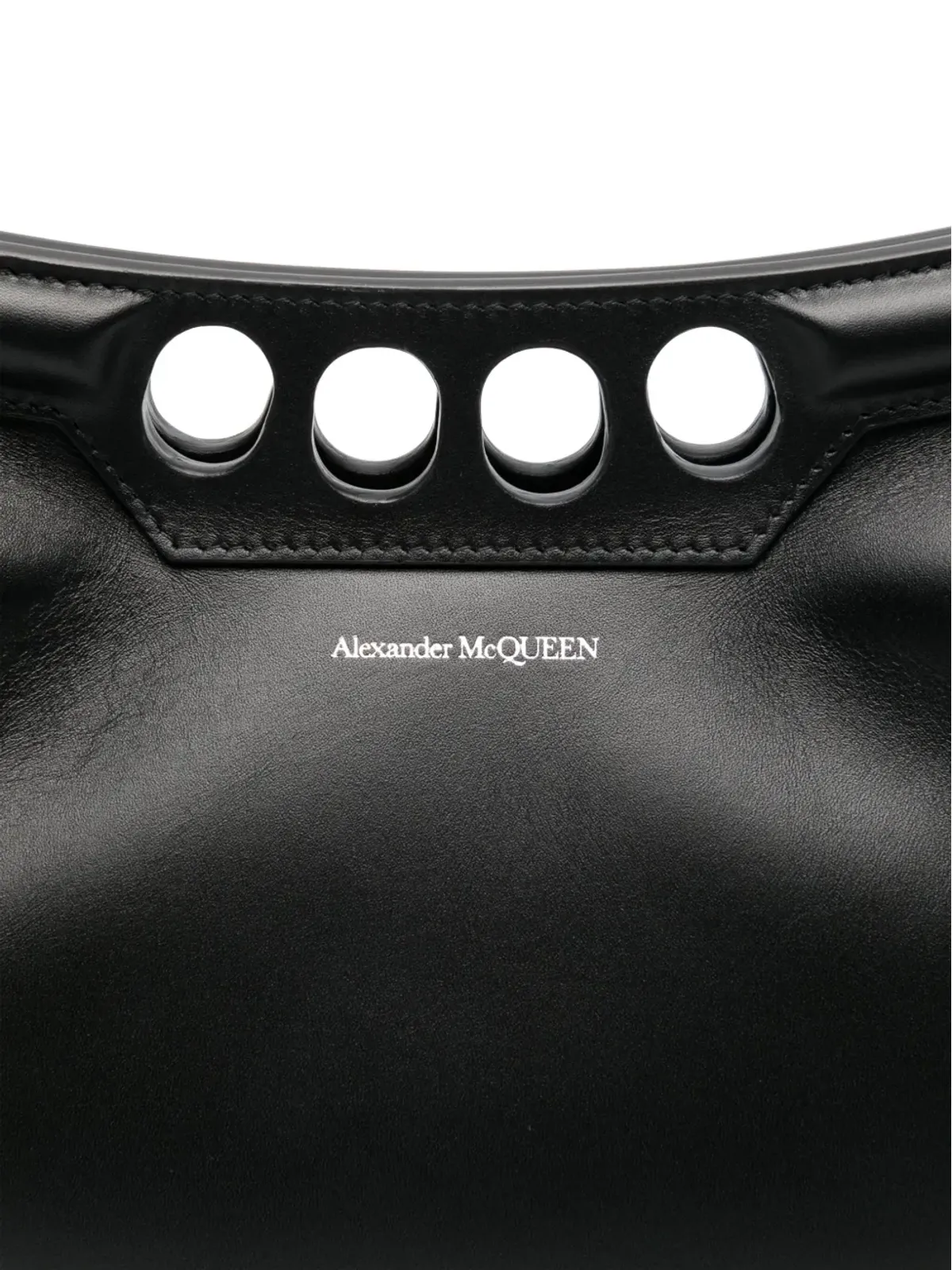 Alexander McQueen ピーク曲線ミニバッグ - 画像4