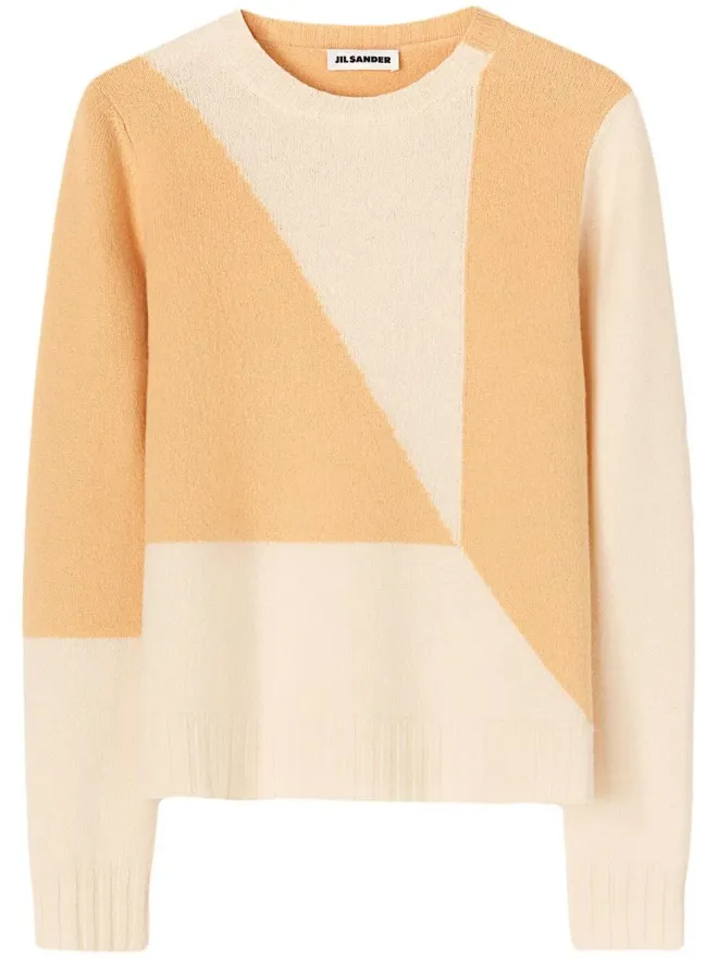 Jil Sander Jil Sander カラーブロックプリント ニットジャンパーの商品画像