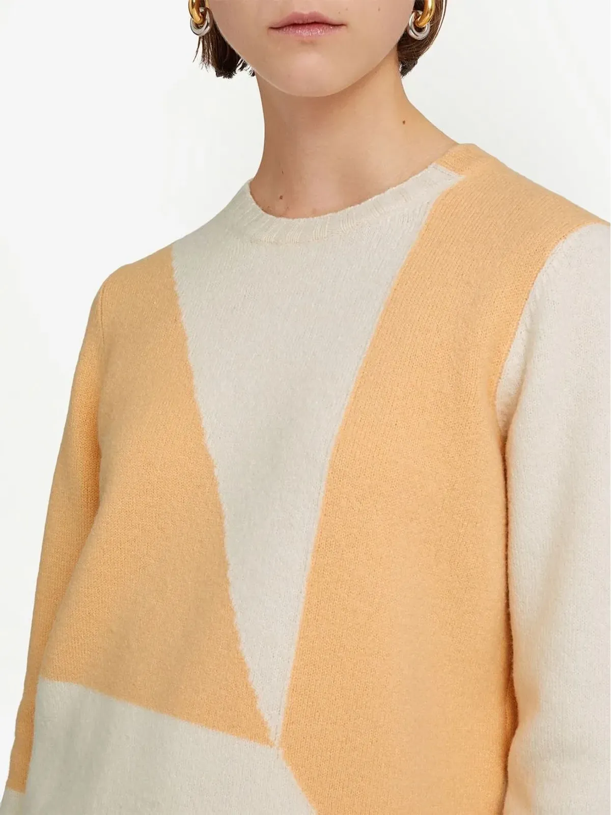 Jil Sander カラーブロックプリント ニットジャンパー - 画像5