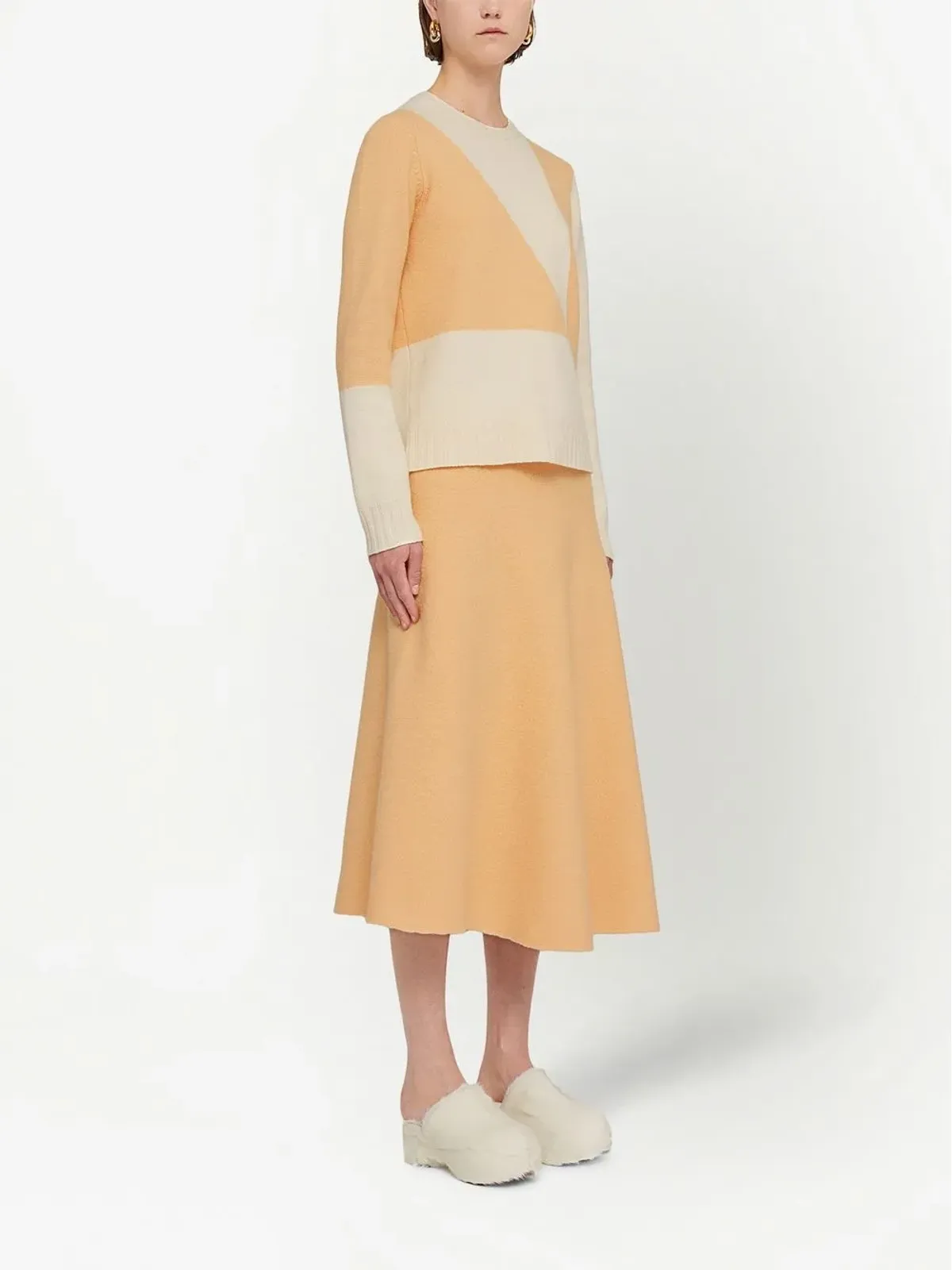 Jil Sander カラーブロックプリント ニットジャンパー - 画像3