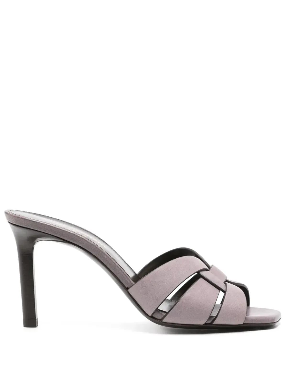 Saint Laurent トリビュート レザーサンダル - Purple - 画像1