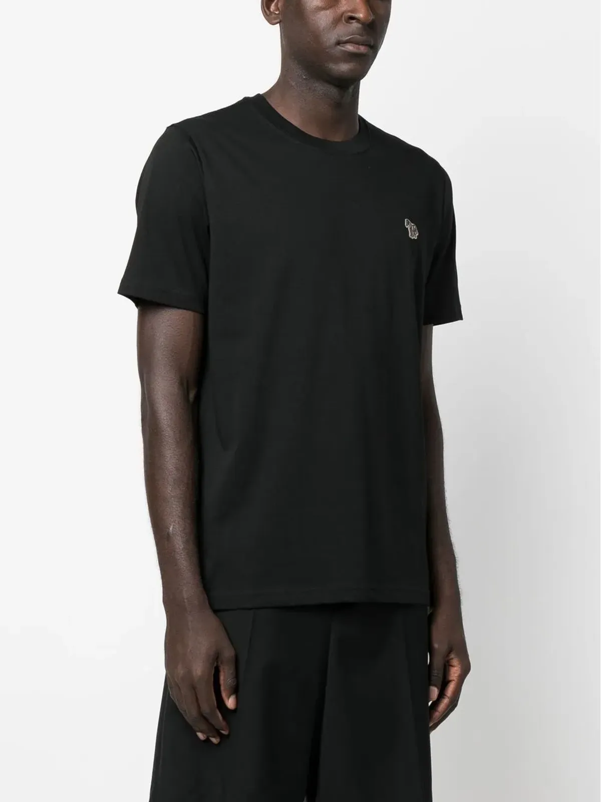 Paul Smith ゼブラロゴパッチ Tシャツ ブラック - 画像3