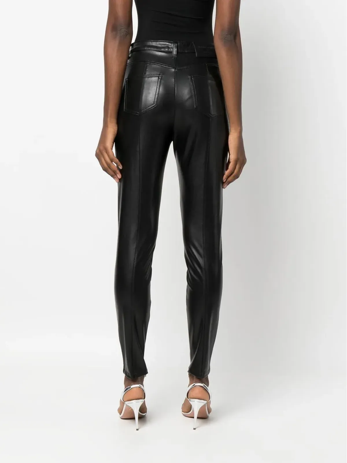 Ermanno Scervino フェイクレザーのスキニーパンツ - 画像4