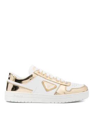 Prada ダウンタウン レザー ロートップスニーカー（ホワイト） - サムネイル1