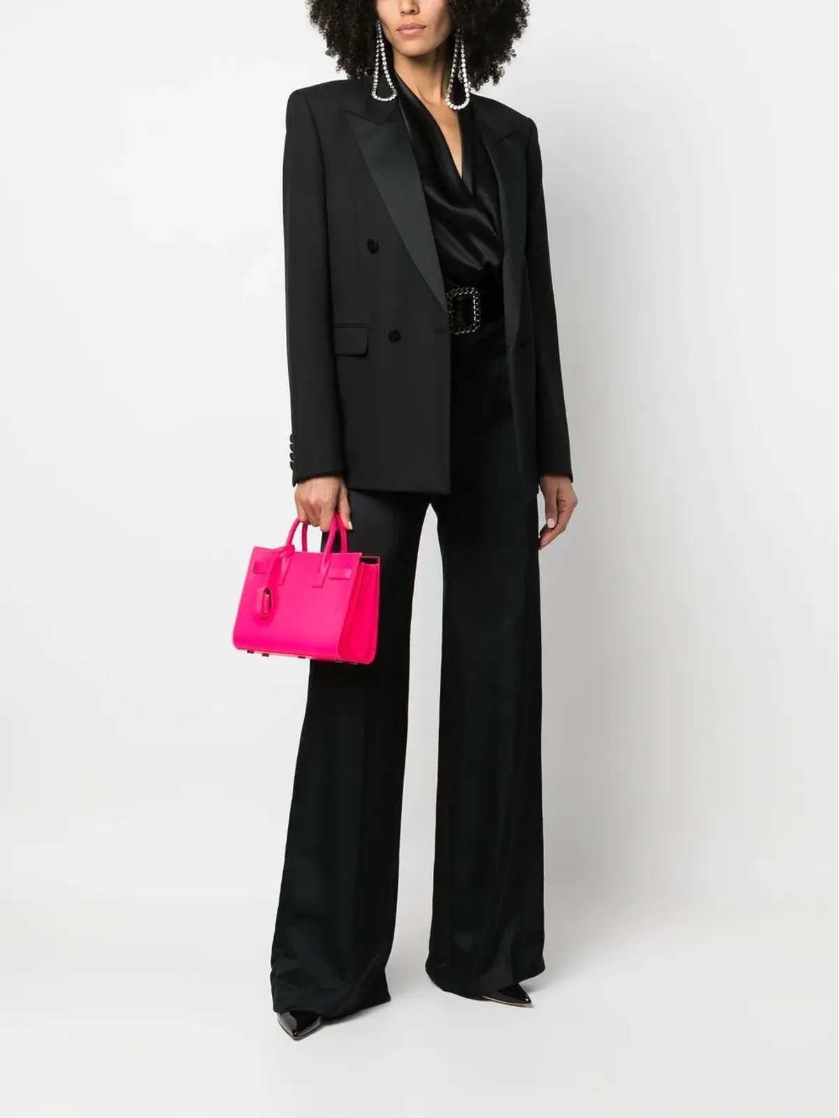 Saint Laurent nano Sac du Jour トートバッグ - 画像2