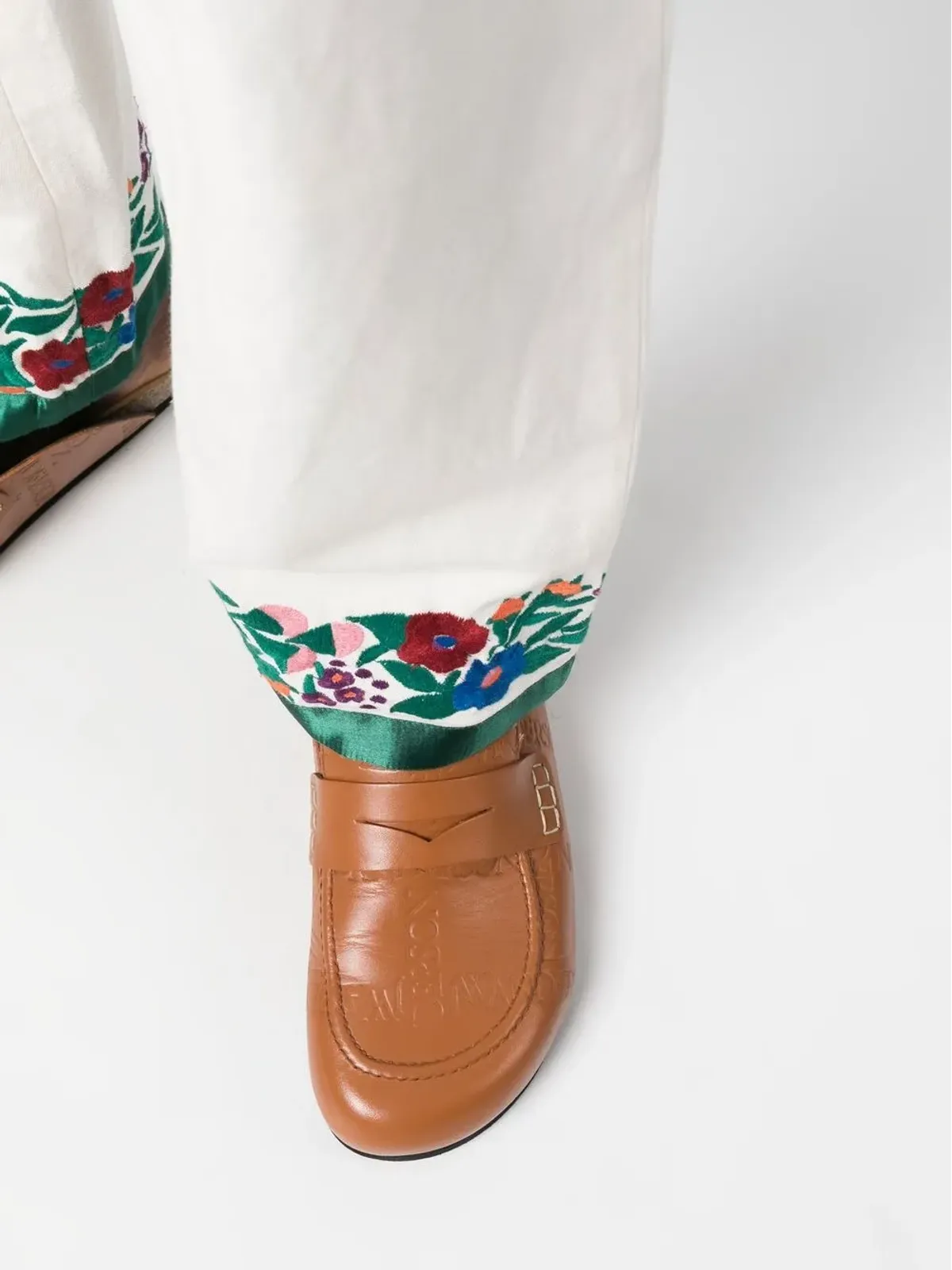 BODE 刺繍ヘムディテールパンツ - 画像5