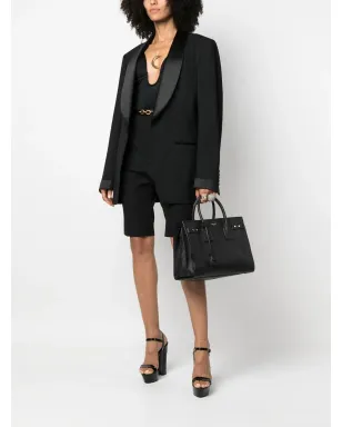 Saint Laurent Sac de Jour グレインド トートバッグ - サムネイル2