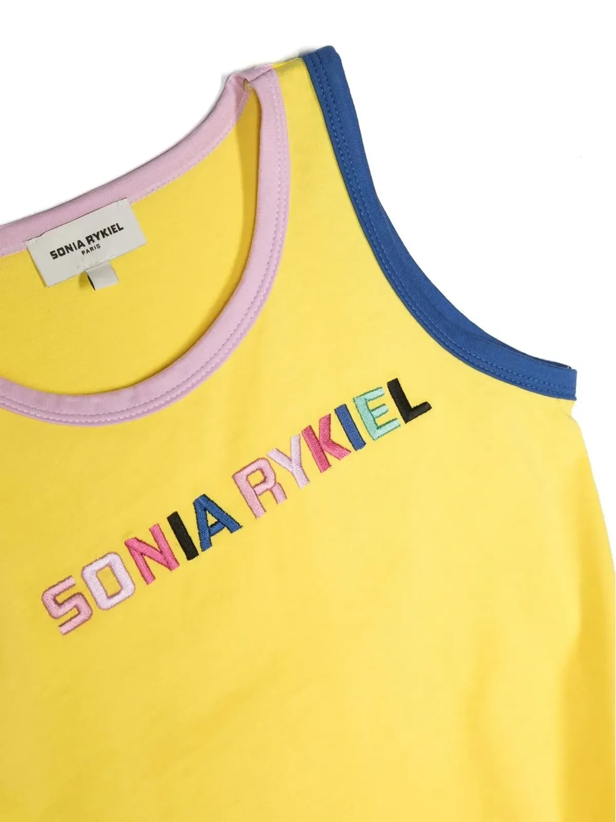 SONIA RYKIEL ENFANT ロゴ刺繍タンクトップ - 画像3