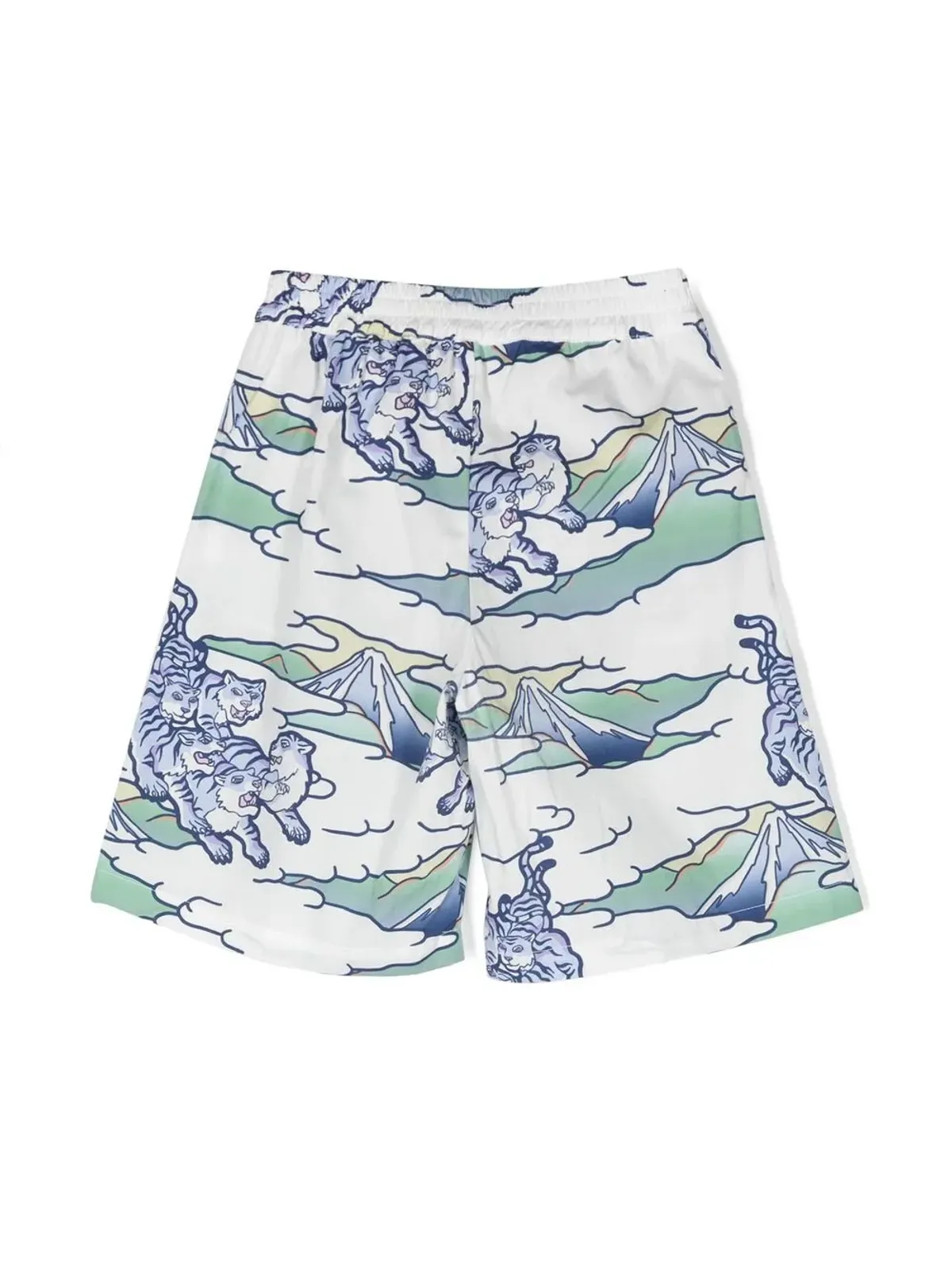 Kenzo Kids グラフィックプリントショーツ - 画像2