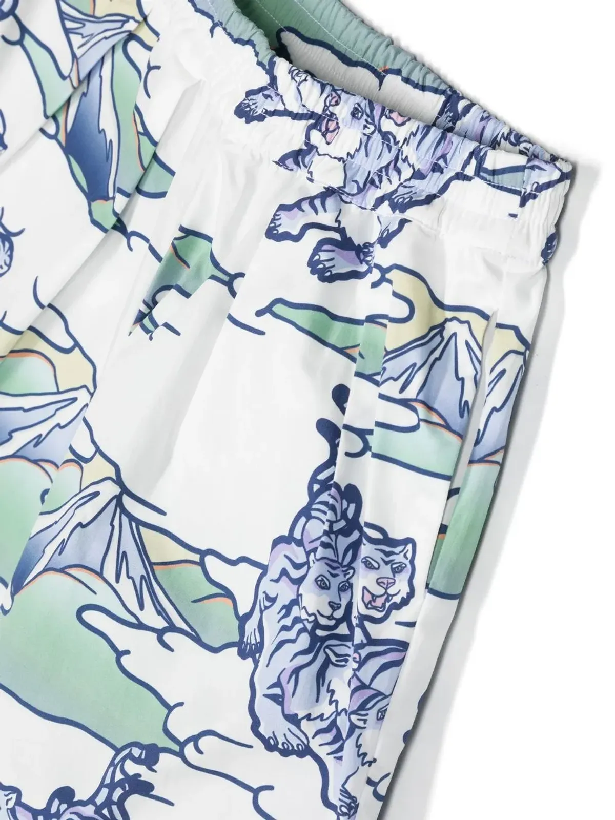 Kenzo Kids グラフィックプリントショーツ - 画像3