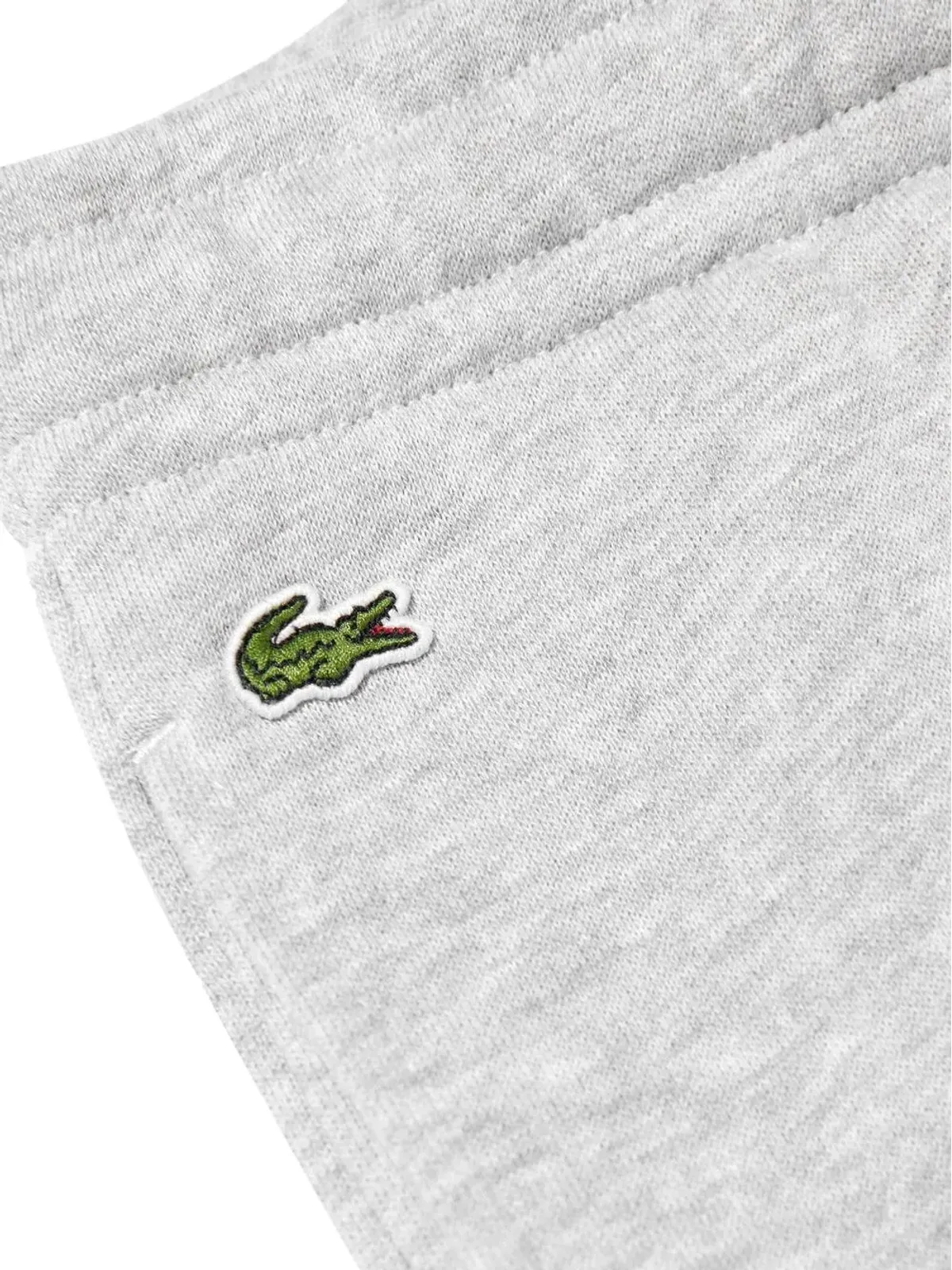 Lacoste Kids ロゴパッチ コットントラックパンツ - グレー - 画像2