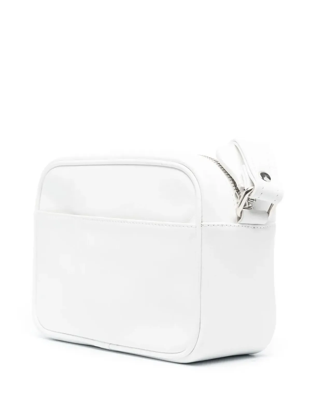 Courrèges ロゴパッチ レザー カメラバッグ - White - 画像3
