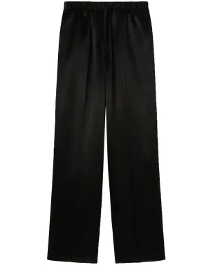 Jil Sander satin-finish trousers - Black - サムネイル1