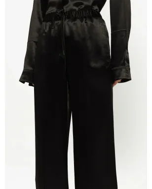 Jil Sander satin-finish trousers - Black - サムネイル5