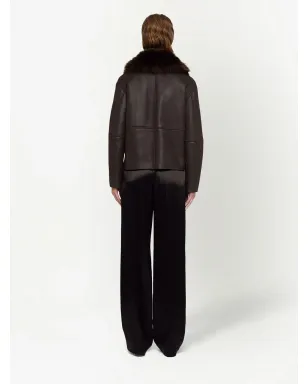 Jil Sander satin-finish trousers - Black - サムネイル4