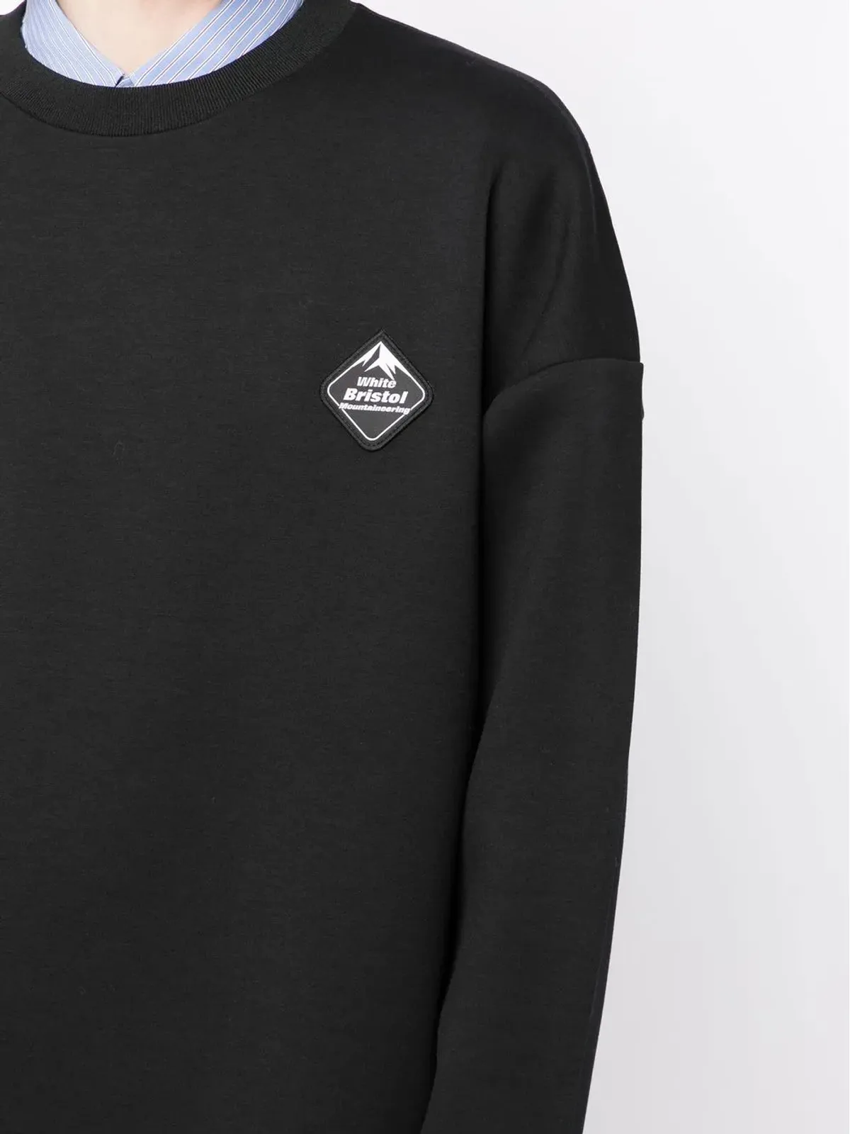 White Mountaineering パッチディテール クルーネック スウェットシャツ - 画像5