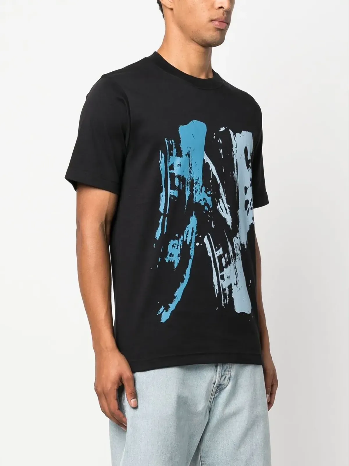 Camper ペイントプリント半袖Tシャツ - 画像4