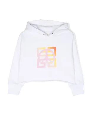 Givenchy Kids 4G Peace and Love print hoodie - White - サムネイル1