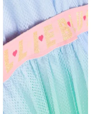 Billieblush グラデーション風半袖ドレス - ブルー - サムネイル3