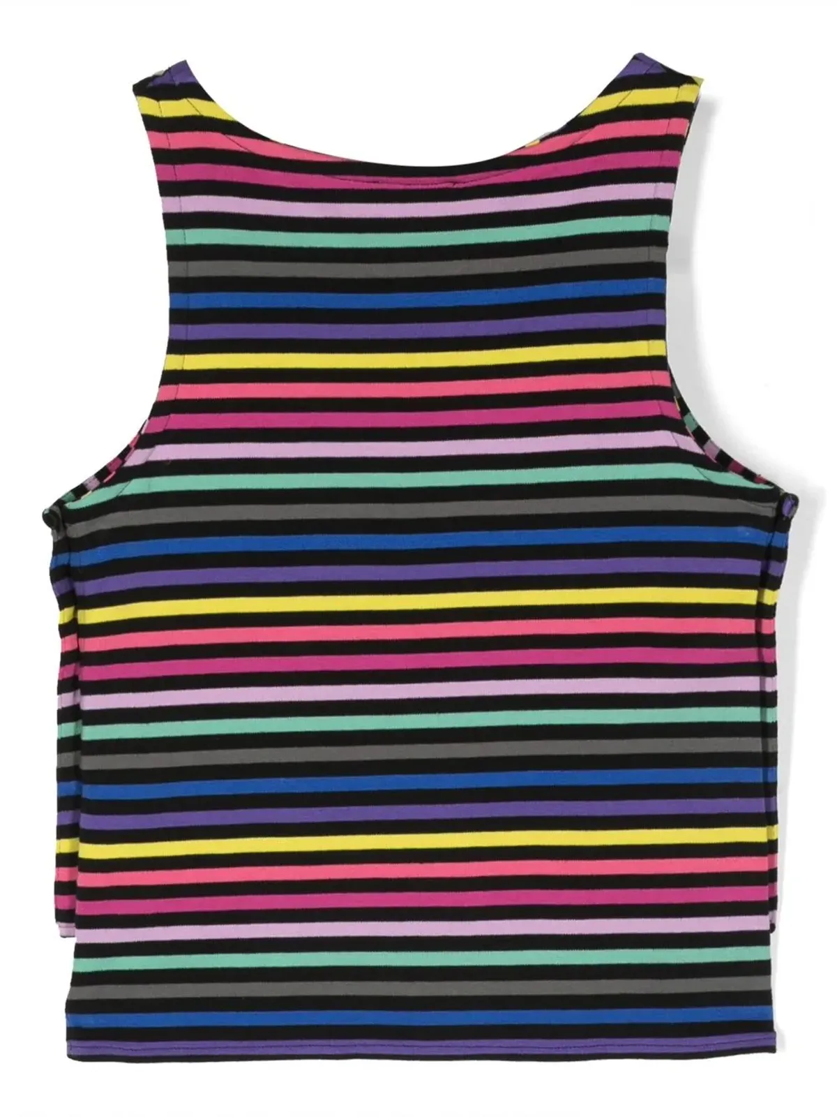 SONIA RYKIEL ENFANT ロゴプリントストライプタンクトップ - 画像2