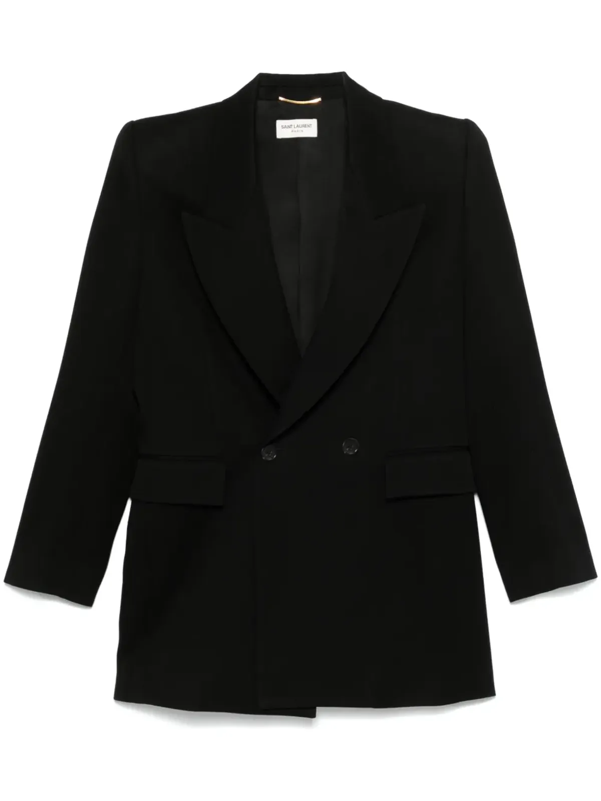 Saint Laurent ダブルブレスト ウールブレザー - 画像1