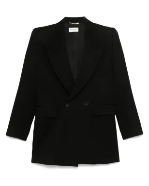 Saint Laurent ダブルブレスト ウールブレザー - サムネイル1