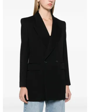 Saint Laurent ダブルブレスト ウールブレザー - サムネイル3