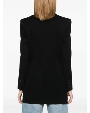Saint Laurent ダブルブレスト ウールブレザー - サムネイル4