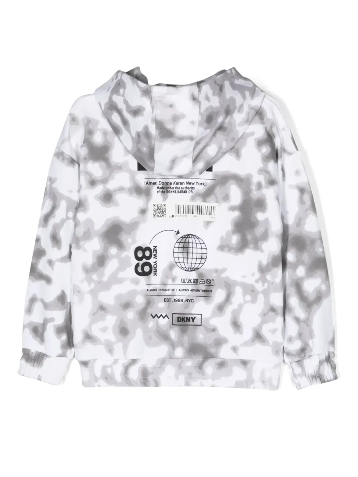 Dkny Kids タイダイ ジップアップ フーディー - 画像2