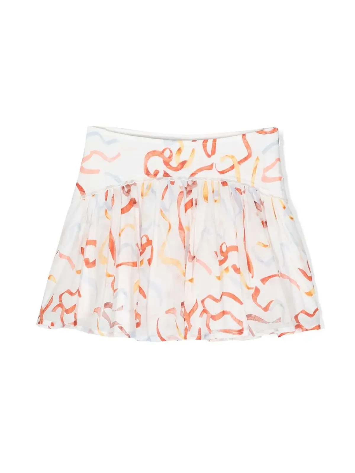 Chloé Kids グラフィックプリントのベールスカート - 画像1