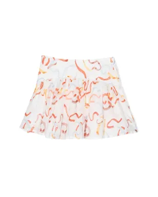 Chloé Kids グラフィックプリントのベールスカート - サムネイル2